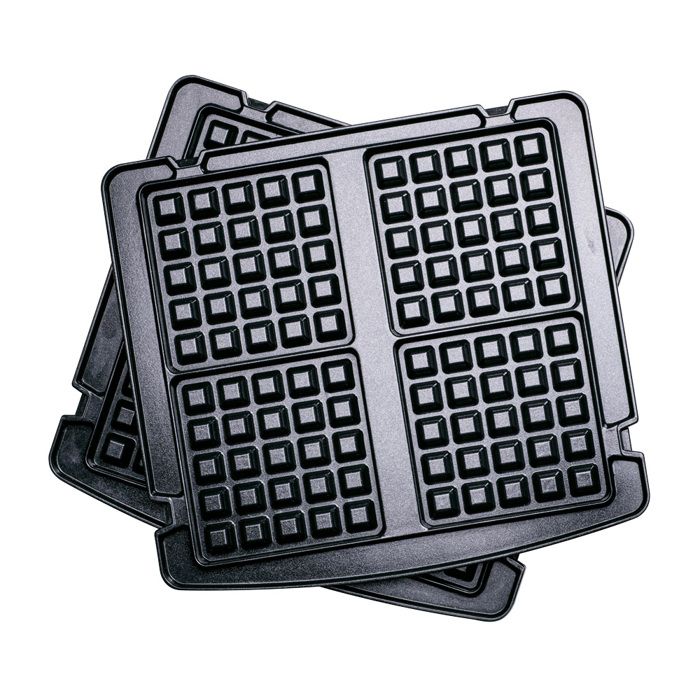 Set de Plaques à gaufres amovibles pour grill contact - Greenpan