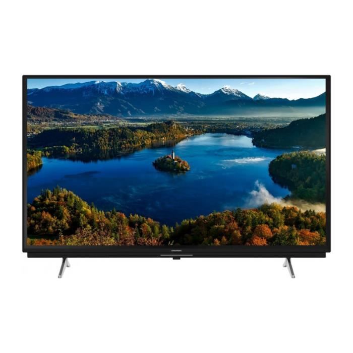 Téléviseur LED - GRUNDIG - 55GGU7900B - 140cm - UHD - Blanc - HDR - Incurvé - Smart TV