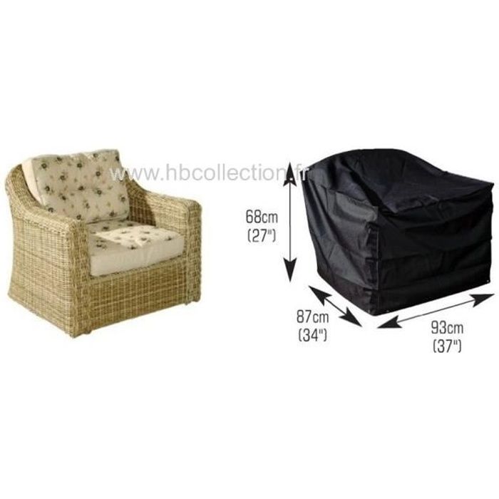 Housse pour fauteuil de jardin gamme confort medium