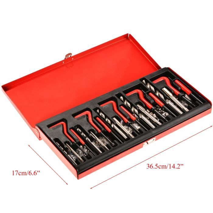 Kit de réparation de filetage Helicoil M6x 1,0 mm