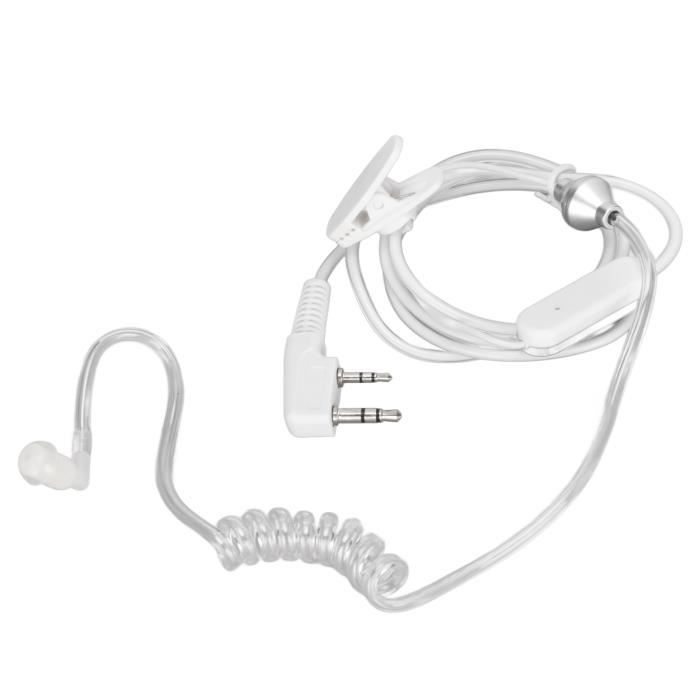 Lot De 5 Tubes Audio Talkie-walkie - Bobine Enroulée Universelle - Réduction Rayonnement - Confortable Et Flexible