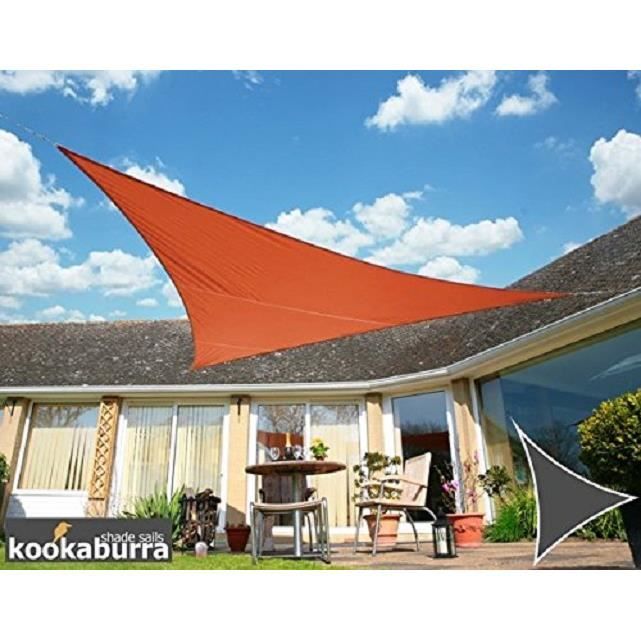 Voile Ombrage Triangulaire 3m Voile D Ombrage Terracotta Triangle 3m Impermeable 160g M2