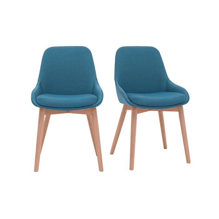 Chaises Scandinaves Bleu Canard
