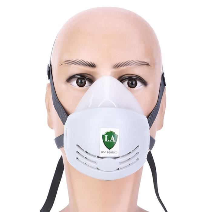 Mothinessto respirateur Masque à gaz anti-poussière pour soudeur, filtre de soudage, pulvérisation de peinture, bricolage masque