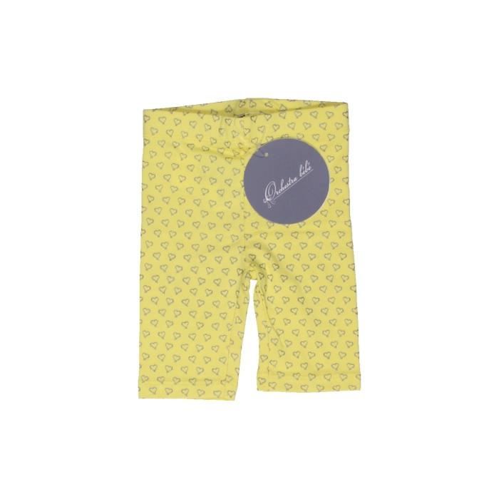 Legging Bebe Fille Orchestra 9 Mois Jaune Ete Jaune Jaune Cdiscount Pret A Porter
