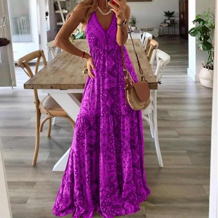 Cdiscount robe longue boheme hot sale