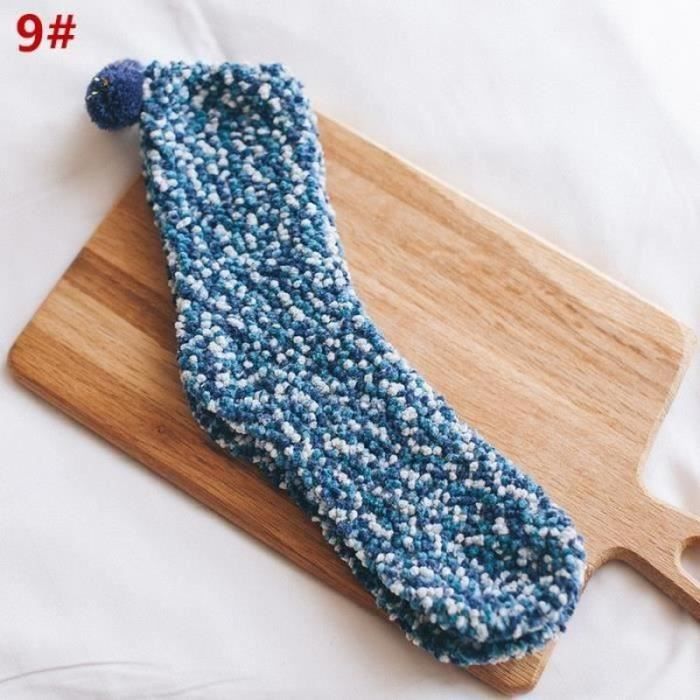 Chaussettes Multisport - Femme - Collants élastiques - Longues - Couleur Café Foncé - Taille