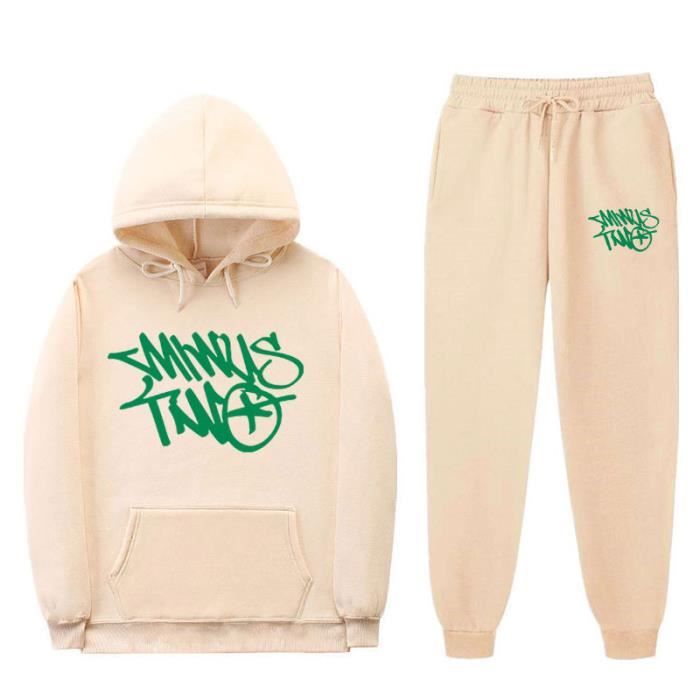2YK Femme Surv tement Jogging Homme Combinaison Sport 2 Pi ces