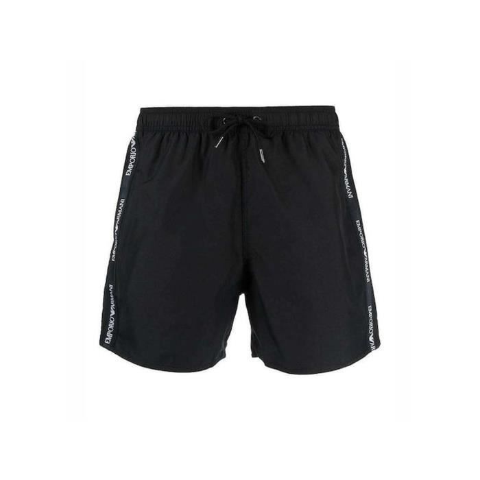 Short de bain EA7 Emporio Armani Homme Taille elastique Poches Slip interieur Noir Cdiscount Pret a Porter