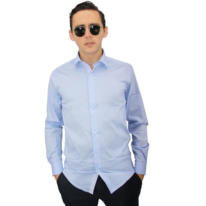 chemise bleu ciel