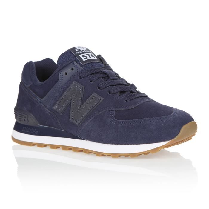 basket new balance bleu marine et rose