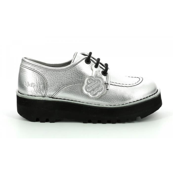 Kickers femme argent store