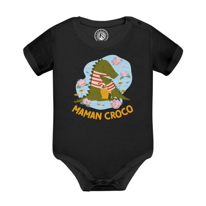 Body Bébé - Manche Courte - Bébé Garçon - Gris - JAIME LA BRETAGNE FOND