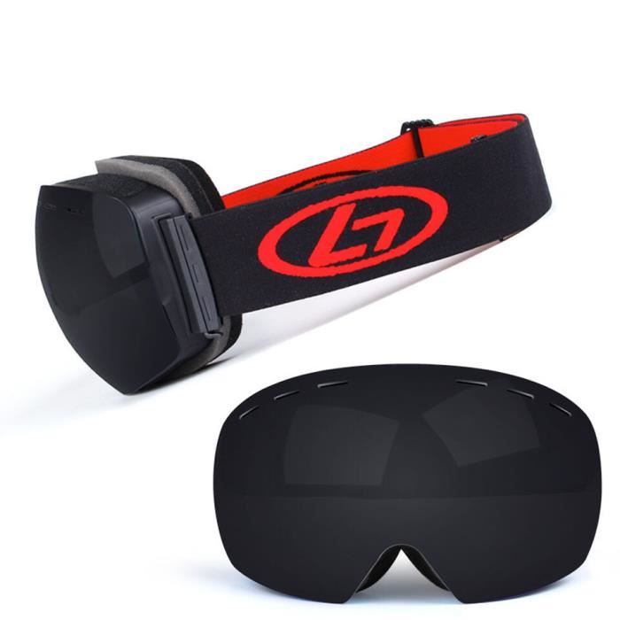 Masque De Ski / Snowboard / Motocross Multicolore Avec Cache-nez - Protection Coupe-vent Et Thermique