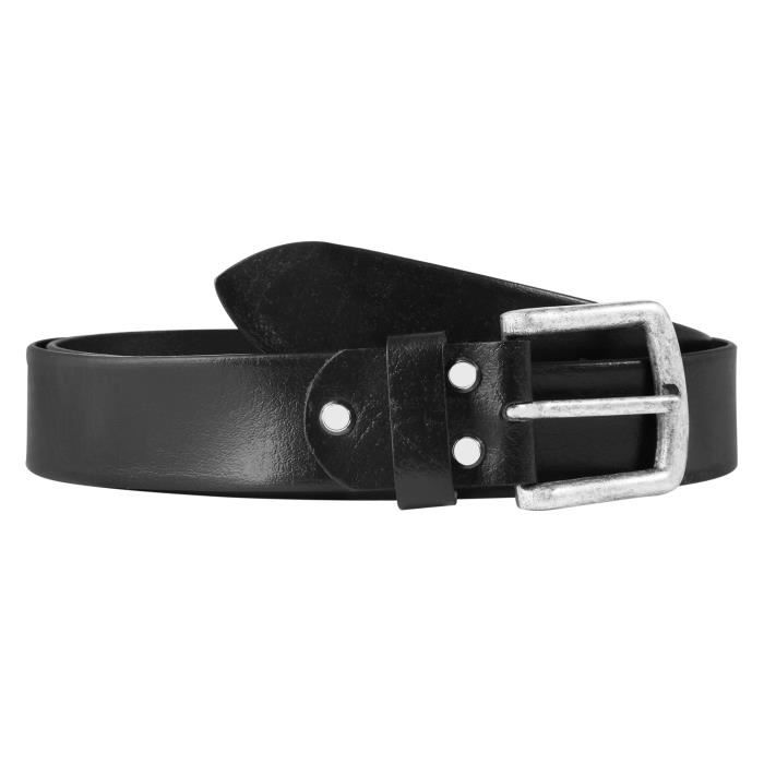 Ceinture noir simple discount