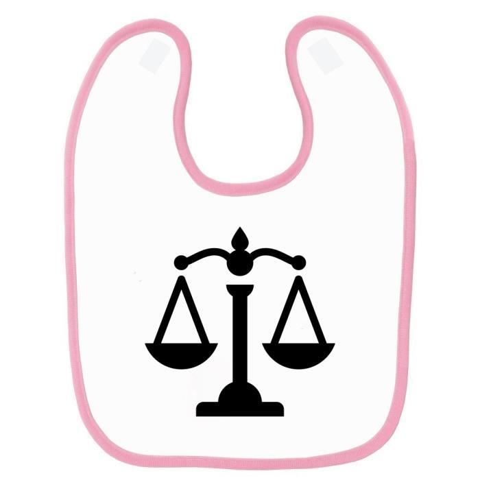 Bavoir Bebe Signe Astrologique Balance Simple Rose Cdiscount Puericulture Eveil Bebe