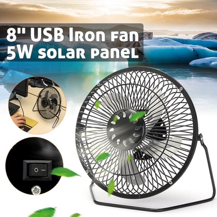Ventilateur De Bureau USB Miniature 6 Vitesses - Inclinable Et Silencieux, Parfait Pour PC