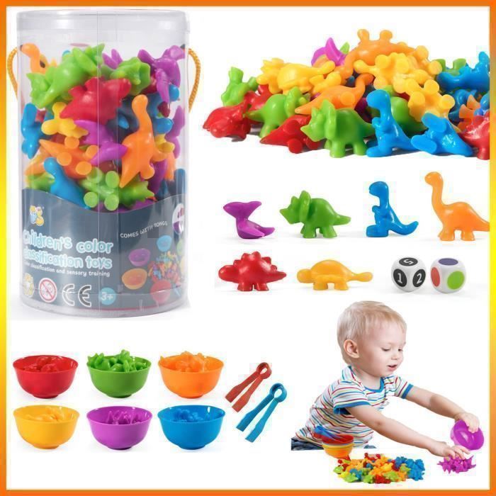 Jeux Montessori Ans, Jeux d'eveil montessori, 48 pièces