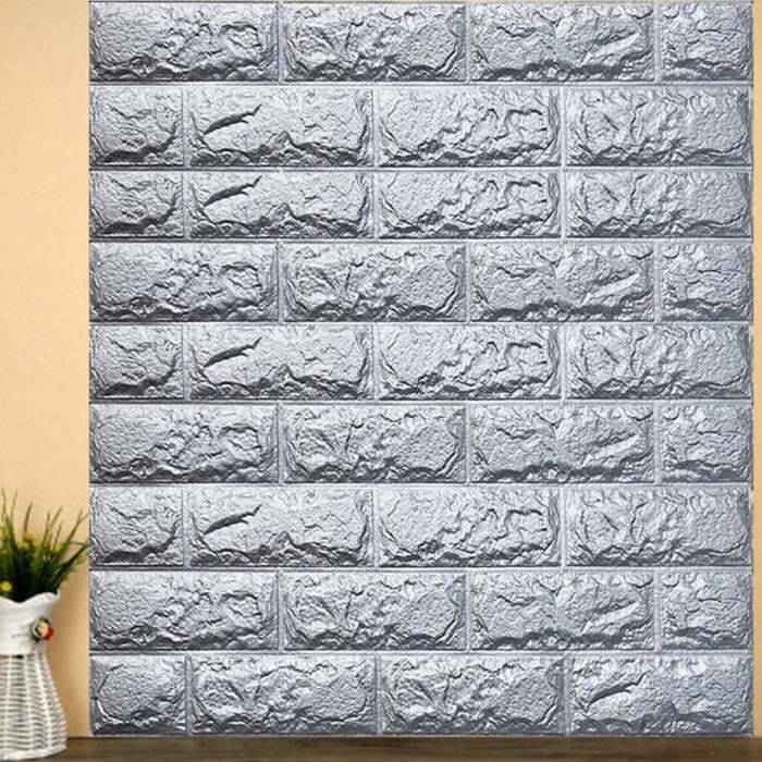 3D Creative Brique Motif papier peint étanche autocollant mural décoration maison 60x60cm 3D Creative Brique Motif papier peint étanche autocollant mural décoration maison 60x60cm