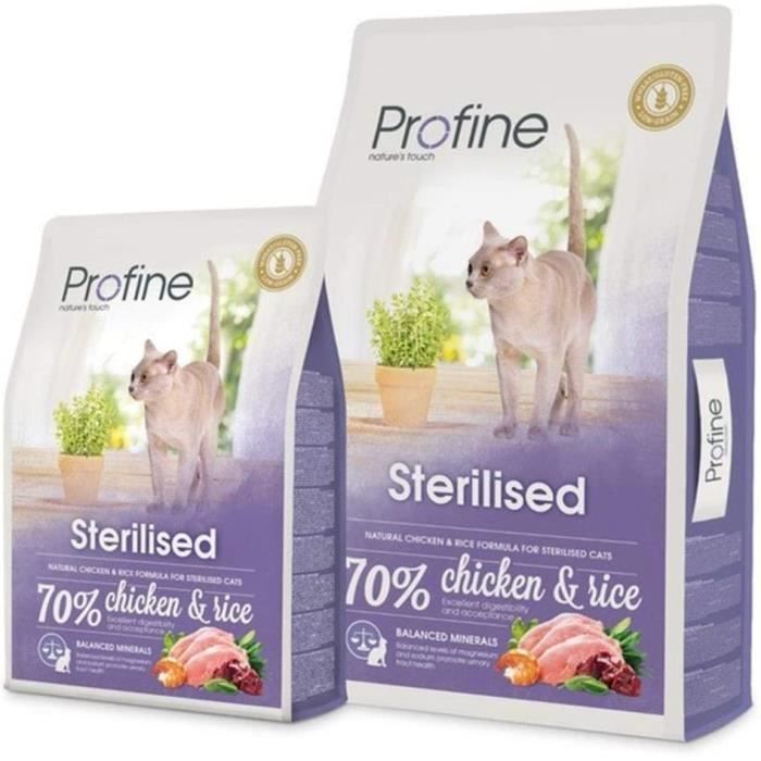 Meilleurs prix pour PROFINE Cat Sterilised 10 KG