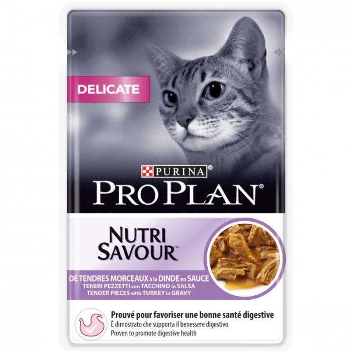 Meilleurs prix pour Purina Proplan - Sachets pour Chat Nutrisavour - Dinde 26 x 85 grs