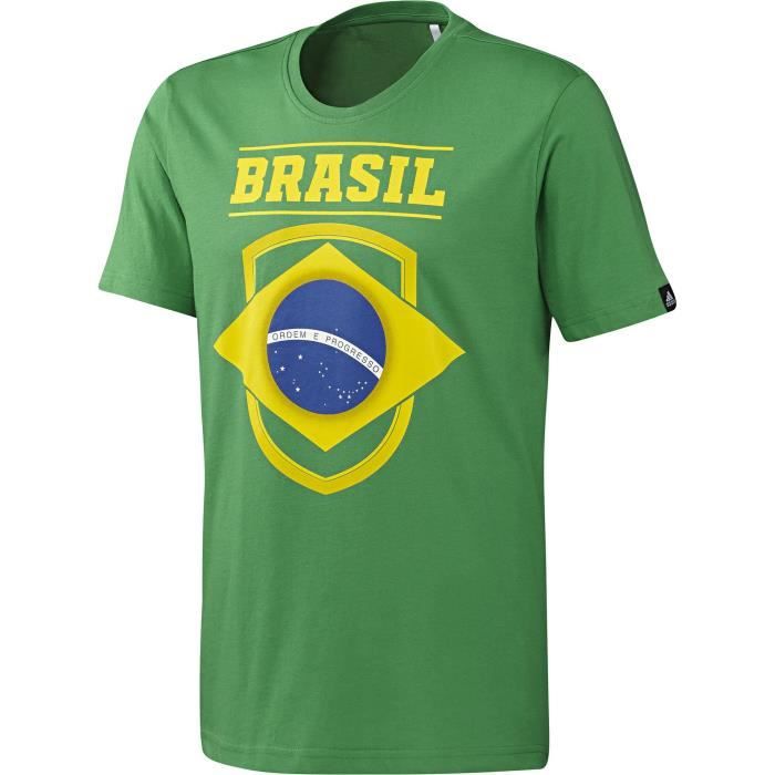 ADIDAS Tshirt Bresil Homme ADIDAS Cdiscount Sport