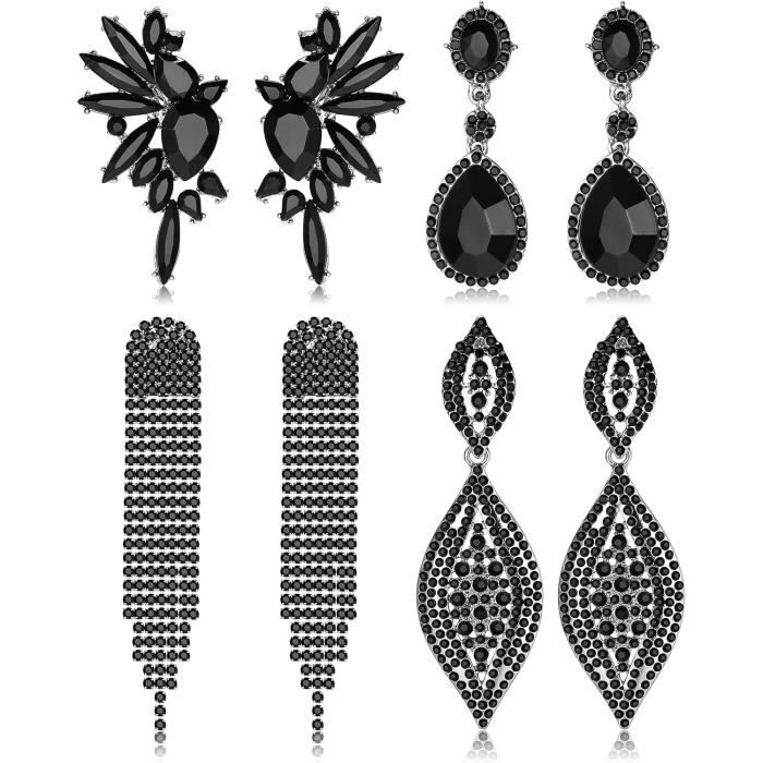 Boucles d'oreilles pour oreilles percées style ethnique