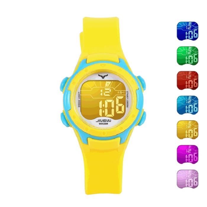 Montre outlet jaune enfant