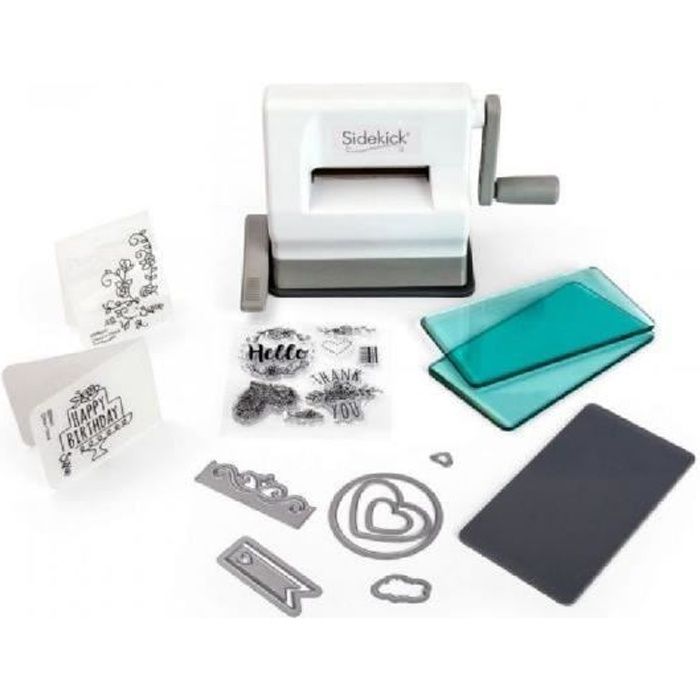 kit de démarrage Sidekick White & gray de SIZZIX