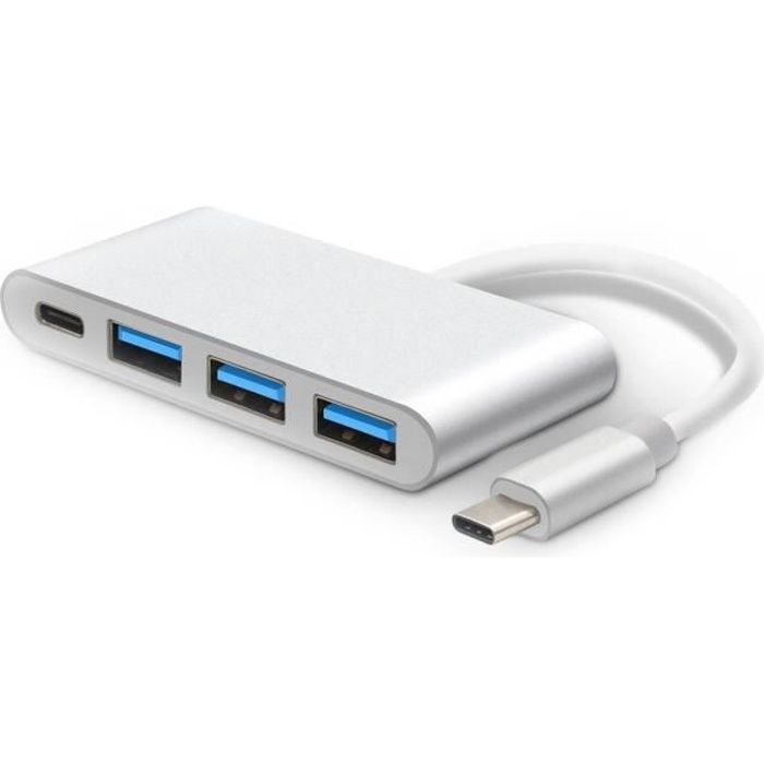 Galaxy S8 / S8 Plus 2017 iMac ChromeBook Pixel LG G5 / G6 Adattatore da USB C a HDMI Adattatore C Multi-3 in 1 per Il 2015/2017/2016 MacBook PRO 