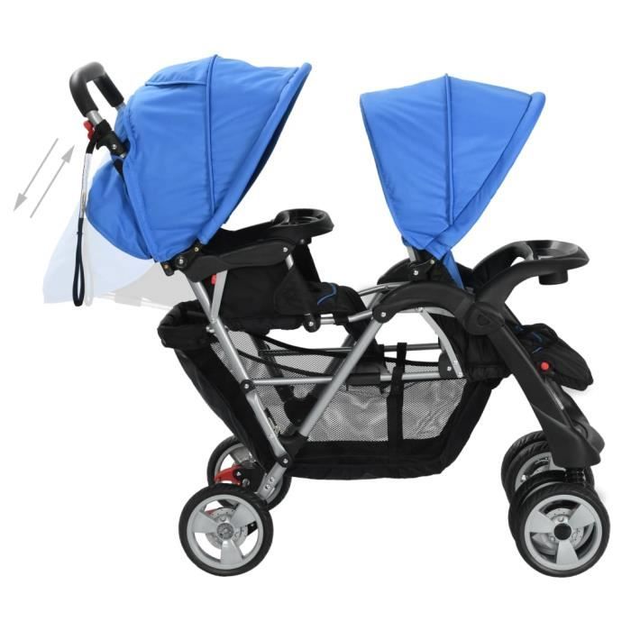 X Adventure Poussette Double Canne Gris - Cdiscount Puériculture & Eveil  bébé