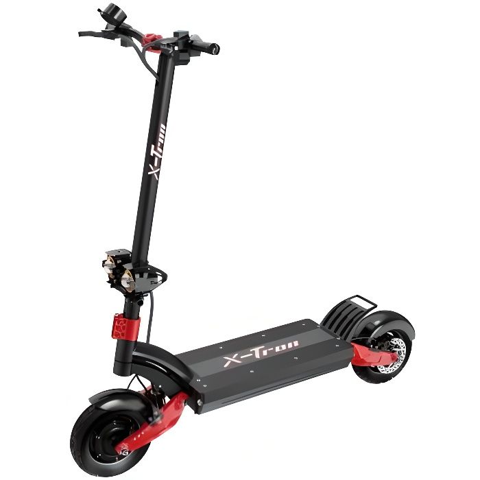 X-Tron X10 PRO Trottinette Électrique Pliable 3200W Moteur Brushless 10 Pouces 60V 20.8Ah Batterie E-Bikes Noir