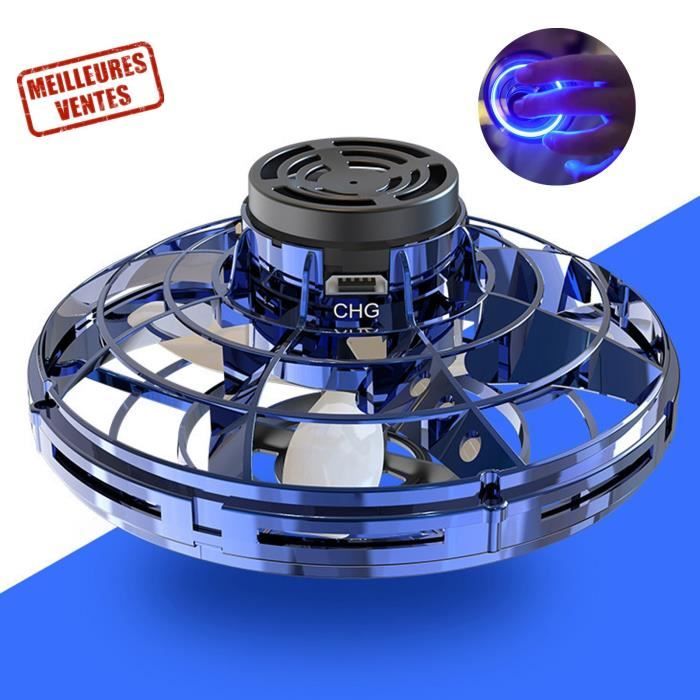 TD® Drone à main pour enfants adultes Spinner volant UFO Scoot mains libres mini drone hélicoptère facile intérieur petit orbe