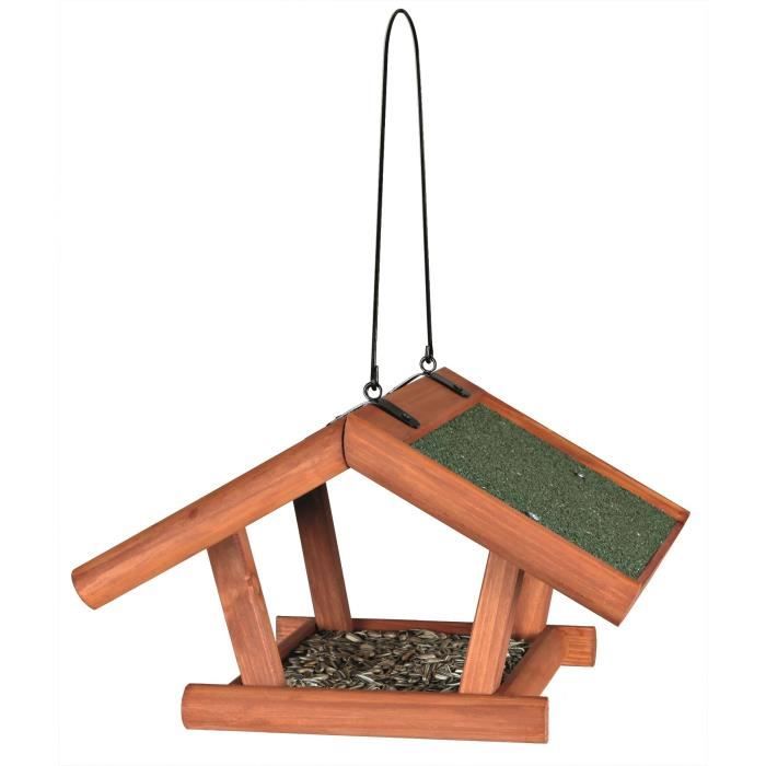 Trixie Natura Mangeoire Suspendue 30x18x28 Cm Brun Pour Oiseaux