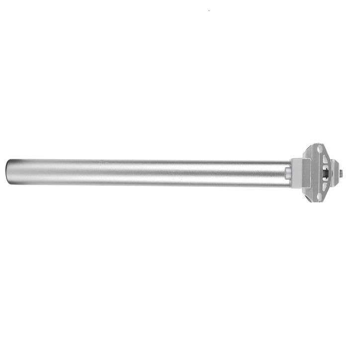 VGEBY Tige de selle en alliage d'aluminium 25.4*300MM Mountain Road Bike Antichoc Selle Selle Tube Tige de Selle (Argent)