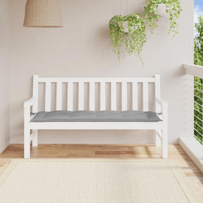 vidaXL Coussin de banc de jardin 150x50x7 cm tissu oxford 314957