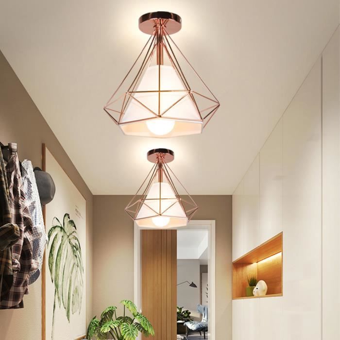Plafonnier Interio lampe métal rose et or rose | Kaufen auf Ricardo
