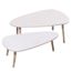 Tables Basses Empilables - Tables Gigognes Scandinaves, Modernes, Minimalistes, Lot De 2 Tables