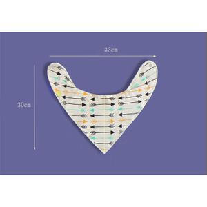 Bavoir Bandana B/éb/és Lot de 8PCS Bavoir Tablier avec Boucle R/églable Naissance Prot/éger les V/êtement des B/éb/és Bavoir Triangle Bavette Pour B/éb/é Enfant Fille Gar/çon Cadeau de douche de b/&