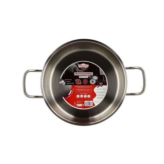 Casserole Avec Couvercle En Verre BRA A343936 10,5 L Acier Inoxydable Acier Inoxydable 18 10 84985158