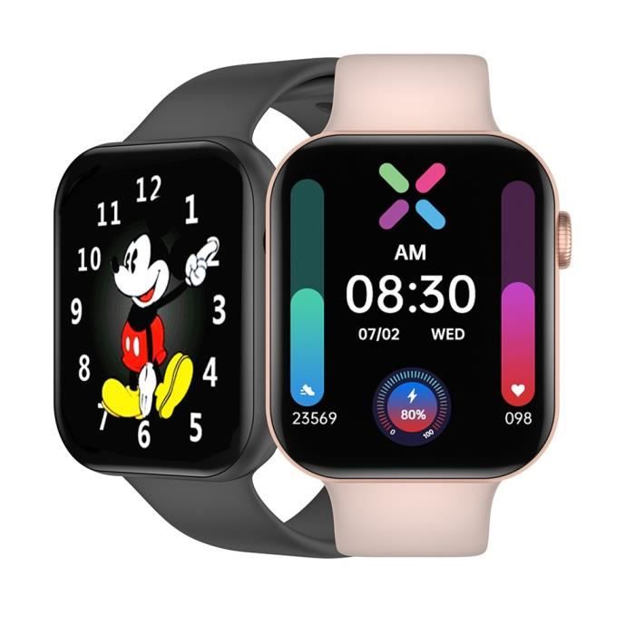 Montre connect e IWO FK78 montre intelligente GPS piste bluetooth appel 1.78 pouces Amoled cran Mickey papier Type Deep blue