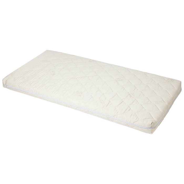 BabyCalin Matelas Lit Bébé Hygiène Déhoussable 60x120x10 Cm – Mousse 18 Kg/m³ +18KG