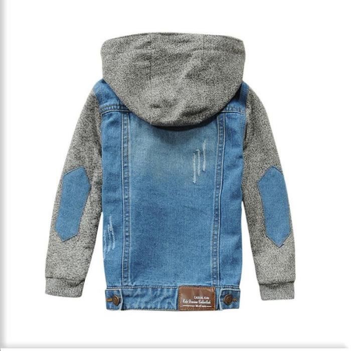 Veste en sales jean garcon kiabi