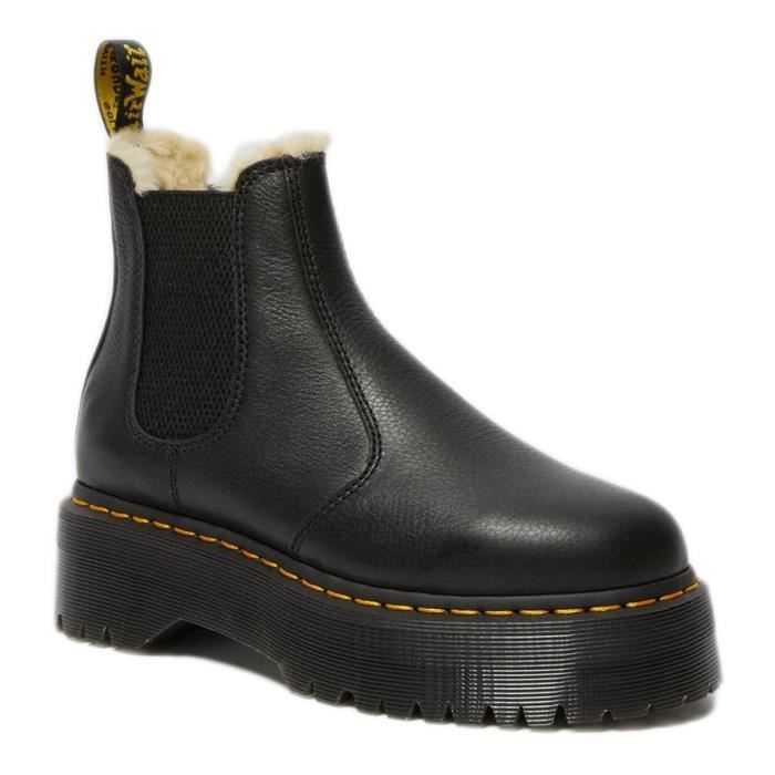 Fur lined dr martens chelsea boots outlet