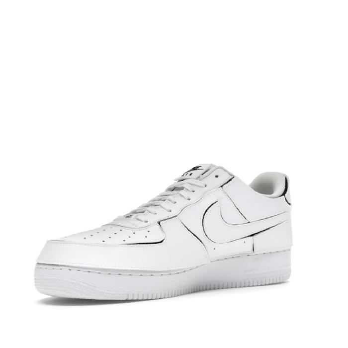 Basket Nike AIR FORCE 1 LO Blanc Cuir Lacets Adulte