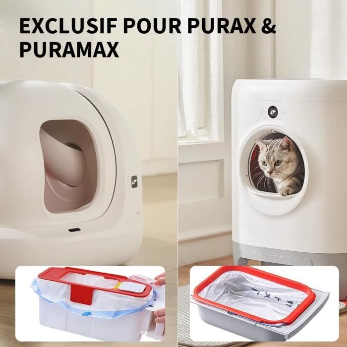 Sac Poubelle de Toilette pour Chat avec Cordon, Sacs Poubelles Automatiques  pour PURA MAX et PURA X,Chats-Chiens[S348] - Cdiscount Animalerie