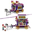 LEGO® Friends 41688 La roulotte magique avec cheval et mini-poupée, jouet parc d’attraction pour enfants-2