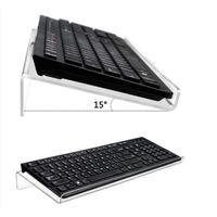Egchi Support De Clavier D'ordinateur En Acrylique Pour Bureau, Rehausseur De Clavier, Support De Clavier