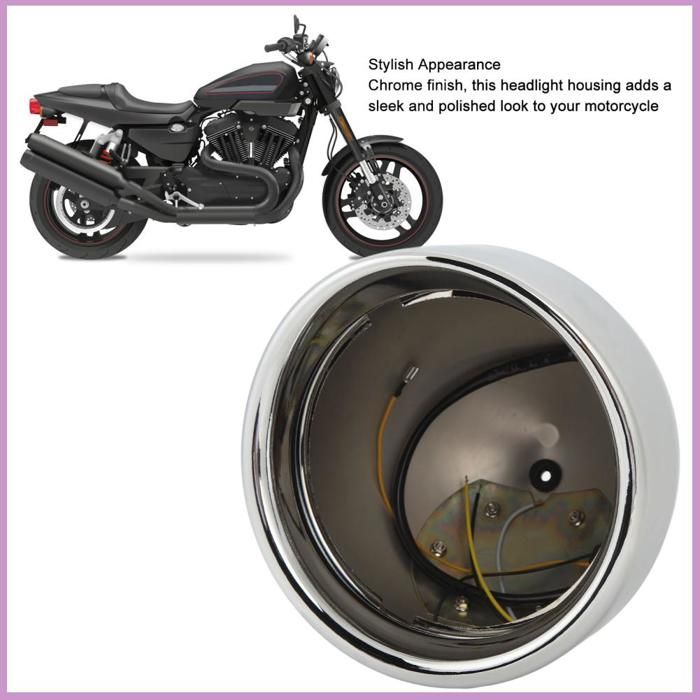 Support de seau de phare de moto Support de seau universel pour boîtier de phare de moto de 7
