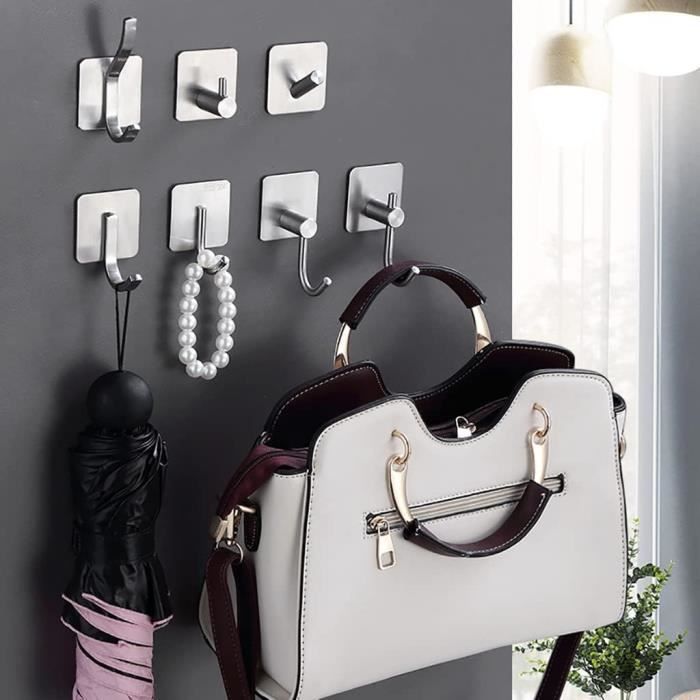 Porte Serviettes Sans PerçAge, Noir Porte Serviettes Porte Serviettes